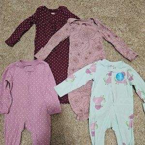 Carter's Newborn gowns and footie pajamas